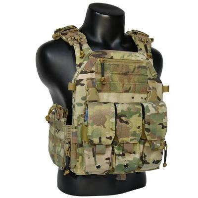 China Security Chest Rig Outdoor Tactical Vest 600d Polyester Oxford Quick Dry Fabric For Tactical Vest for sale