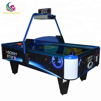 China Square Cube Air Hockey Game Machine Acrylic Hot Selling Air Hockey Coin Operated Table for sale