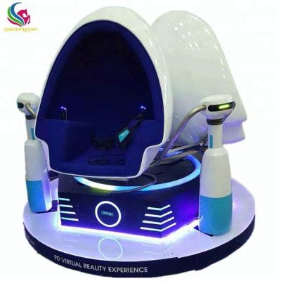 China Metal ; Guangdong Manufacturer 9d Acrylic Egg Chair 3 Seats 360 Degree Virtual Reality Game Simulator Cinema for sale