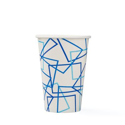 China Hot selling 12oz 16oz 20oz 22oz double wall disposable hot drink cup coffee cups PLA lined biodegradable for sale