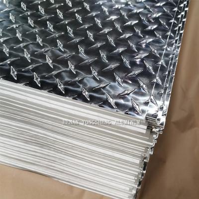 China Industry 5754 High Quality Aluminum Sheet 5 Bar 5mm 4x8 Diamond Plate Embossing Aluminum Sheet Roll for sale