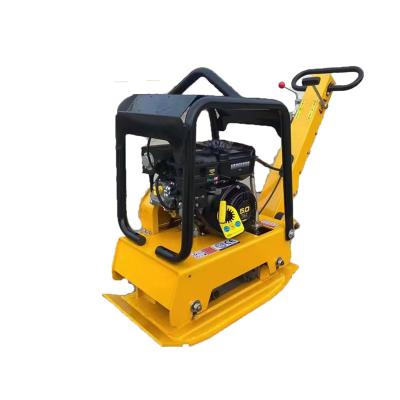 China High Construction Efficiency Flat Rammer Base Hand Held Vibrating Rubber Road Roller for sale