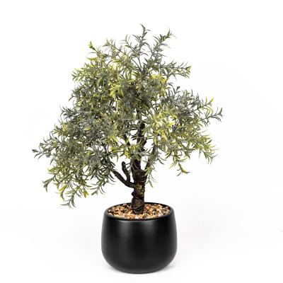 China Mini Milan China Indoor Outdoor Decoration Plants And Flowers Artificial Bonsai Tree For Indoor Decor for sale