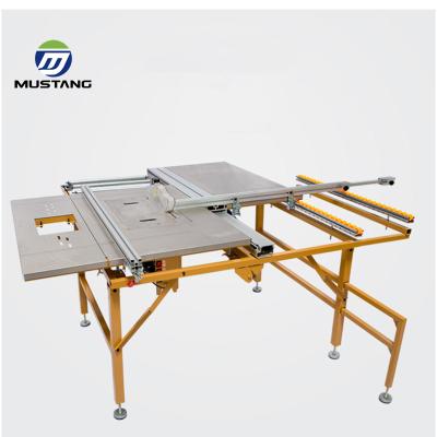 China Horizontal Mustang MT100 Woodworking Table Saw Machinery for Sale Multifunctional Cutting Machine Table Saw for sale