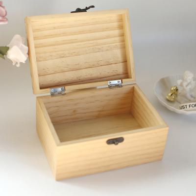 China Durable Eco - Friendly Custom Lightweight Storage Wooden Packaging Gift Boxes With Lid for sale