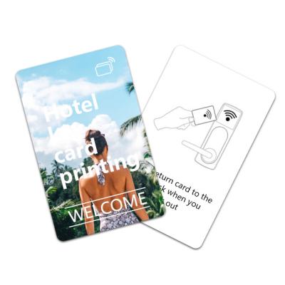 China High Quality Plastic Waterproof / Waterproof Access White RFID Printable Contactless NFC Smart Chip Cards for sale