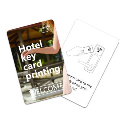 China Waterproof / Waterproof Saflok, Kaba, Onity, Salto, Ilco and Miwa Rfid Hotel Key Card for sale