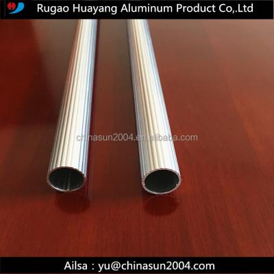 China Corrugated Pipe 6000 Series Anodized Aluminum Corrugated Pipe for sale