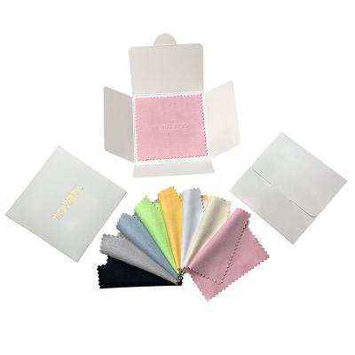 China Sterling Silver Cleaning Cloth Custom Viable Polishing Lint Free for sale