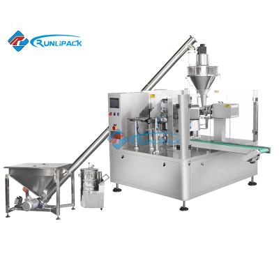 China Food Premade Pouch Filling and Sealing Machine Detergent Powder Packing Machine Coffee Powder Packing Machine for sale