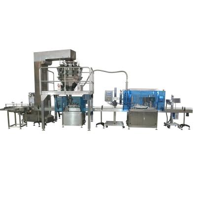 China Food Spices Snacks NutWeighing Bottle Jar Packing Machine for sale