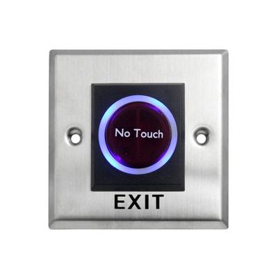 China Other no exit button infrared touch door sensor touchless switch for access control systems doors and garage for sale