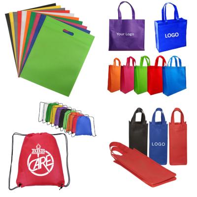 中国 100% Eco-Friendly With You U Cut Eco Friendly Non Woven Bags Accept Logo Customized Color Customized Recycle Reusable Bag 販売のため