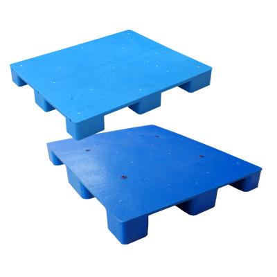 China Solid Deck Single Faced Plastic Pallet One Way Use For Export for sale