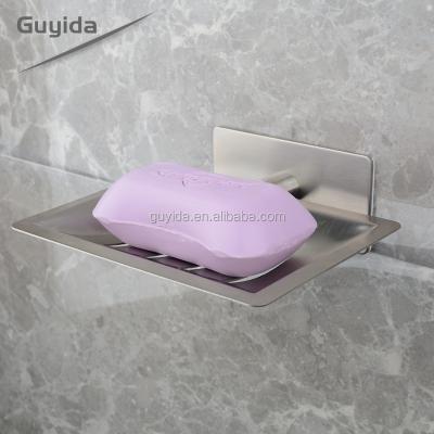 China No Nails Free Sample Custom Stainless Steel Travel Bathtub Wholesale Soap Dish for sale