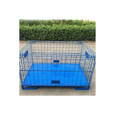 China Non-slip high quality steel main cage for box pallet industrial metal pallet steel cage for sale