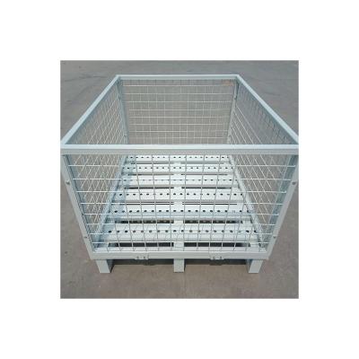 China Foldable Steel Storage Tray Metal Cage Factory Supply Non-slip Direct Irregular Ware Storage for sale