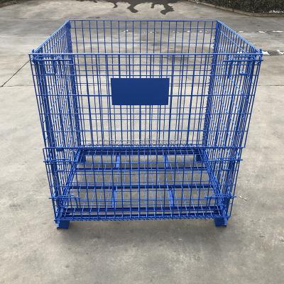 China Industrial Manufacturers Wholesale Wire Mesh Container Steel Storage Cage Sale Storage Cage for sale