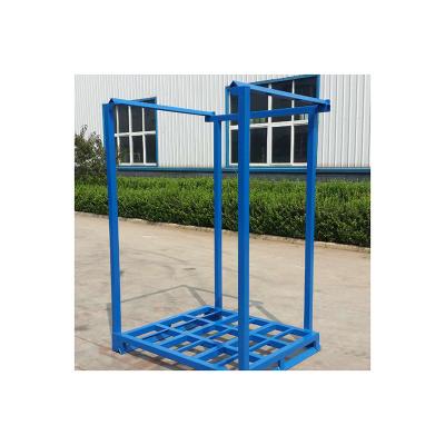 China Hot Sale Single Faced Steel Stacking Rack For Soft Packaging Goods Storage And Cold Chain Logistics for sale