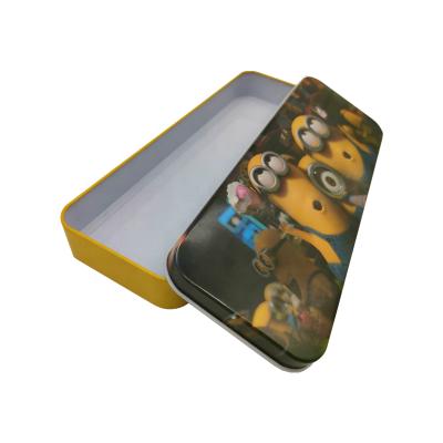 China Fasion 2021 Cute Custom Tinplate Pencil Case Metal Pencil Case Pencil Case For Kids for sale