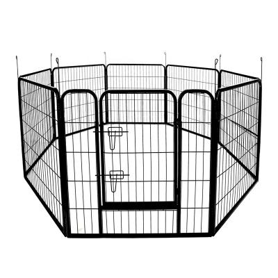 China Large Breathable Multifunctional Strong Steel Tube Metal Pet Playpen for sale