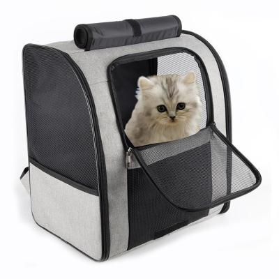 China Reversible Designer Cat Pet Carrier Backpack Sling Bag Dog Carrier Reversible Pet Carrier for sale