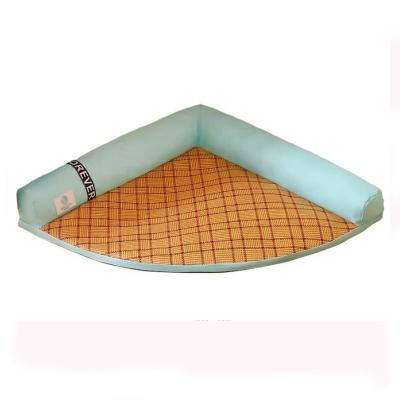 China Non Slip Cooling Comfy Grass Down To Earth Calming Waterproof Pet Cat Cooling Mat Triangle Dog Beds for sale