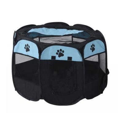 China Durable Cheap Cat Houses Folding Playpen For Pets With Carrying Bag And Pegs for sale