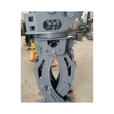 China Farms China Supplier Hydraulic Log Grapple Digger Hydraulic Rotating Log Sorting To Grapple for sale