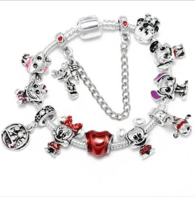 China Fashionable cute kids charm bracelet mickey baby bracelets mickey for sale