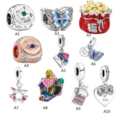 China New TRENDY mickey charms blue eye bracelet charm for jewelry making for sale