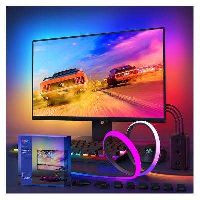 China New Residential PC Desktop Kit 5050RGB Backlight Full Backlight Computer Monitor Screen Lytmi LED Screen LED Strip Light Dream Strip For Windows PC for sale