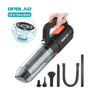 China OPOLAR 6600mAh Compressed Air Cordless Electric Duster 6000 PA Powerful Blower And Vacuum Cleaner Portable 2-in-1 Handheld Vacuum Cleaner for sale