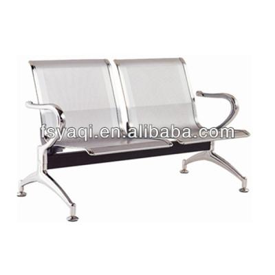 China Traditional cheap commercial metal airport seats two seater furniture hair salon waiting chair YA-18 for sale