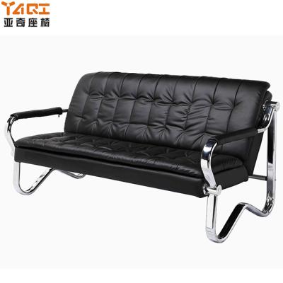 China Cheap Corner Sofa Metal Frame Office Sofa Furniture Leather Office Sofa (YA-343) for sale