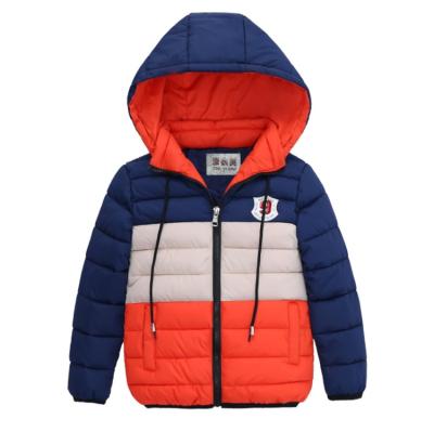 China 2021 New Anti-wrinkle Children's Stripe Silk Cotton Neutral Jacket Cotton-padded Jacket for sale