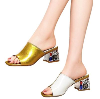 China New fashion lightweight sandals with high heels for women for sale