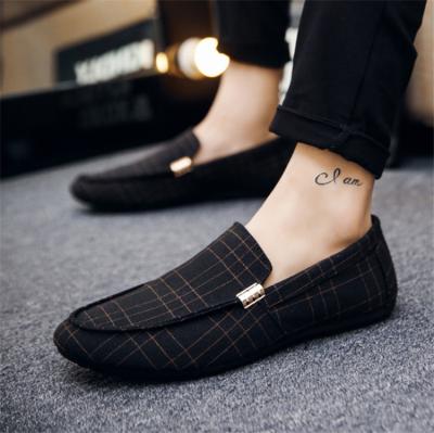 China Autumn Men's Fabric Anti-odor Casual Shoes Men's Flat Shoes for sale