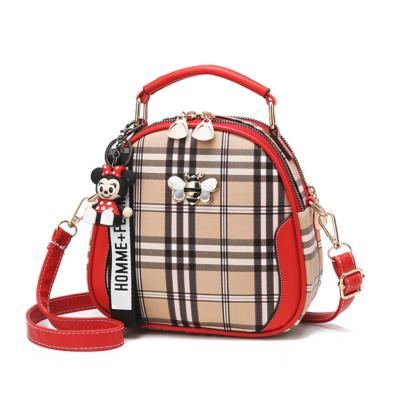 China 2021 other new plaid women's one-shoulder cross-body bag for sale