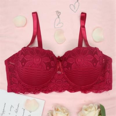 China Factory direct QUICK DRY ladies plus size lingerie woman bra underwear black lace nylon lift up women's bra for sale