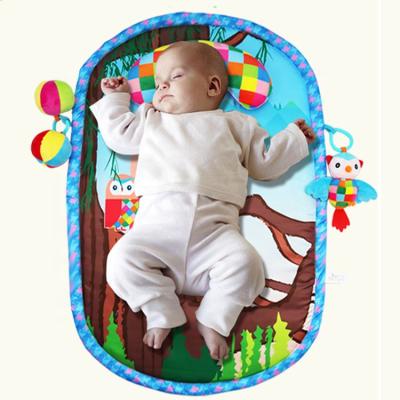 China Early Education Baby Blanket 0-2 Years Old Educational Baby Toy Baby Crawling Mat With Rattle BB Device For Kids for sale