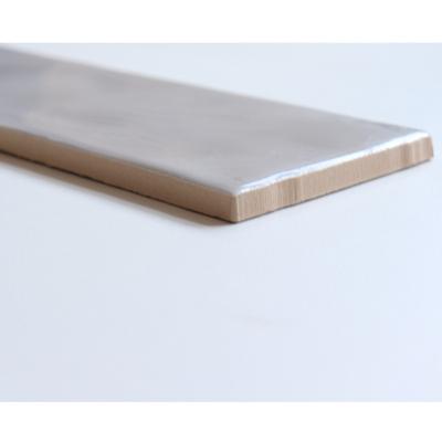 China 3X12inch Modern Edge Ceramic Kitchen Tile Ash Gray Color Decoration Glazed Wavy for sale