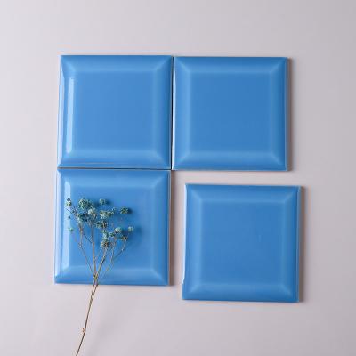 China Bathroom 4x4 Inch 10x10cm Standard Rustic Blue Sky Blue Sky Tiles Wall Tile Sizes for sale