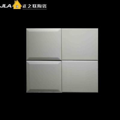 China Rustic Tiles 6x6 15x15cm Italian Porcelain Floor Tile White Gres Monococcion Flooring for sale