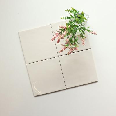 China Ash Gray Color Ceramic Decorative Square Glazed Modern Interior Tiles 150 x 150mm for sale