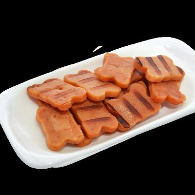 China BBQ Flavor Healthy Healthy Chicken Fillet Bone Shape Chicken Fries OEM Pet Dog Training Treats Dog Snacks dogfood for sale