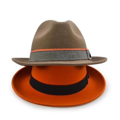 China Wholesale Custom 100% Wool Felt Hat Wool Felt Hat Outdoor Men And Women Fashion Character Hat for sale