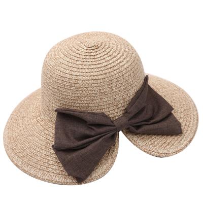 China New Picture Design Customized Summer Seaside Tourism Straw Hats Lady Hat for sale