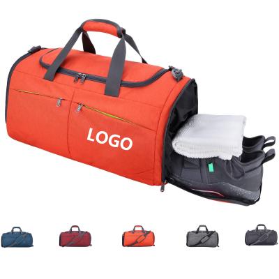 China Fashion Suppliers Sports Gym Bag Travel Bag With Wet Pocket Shoes Compartment For Women Men for sale