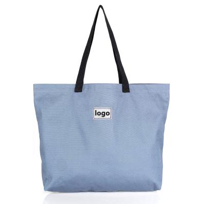 China Fashion Manufacturer Canvas Tote Bag for Women Casual Foldable Natural Cotton Handbag Shoulder Bag Printing Shopping Bag for sale